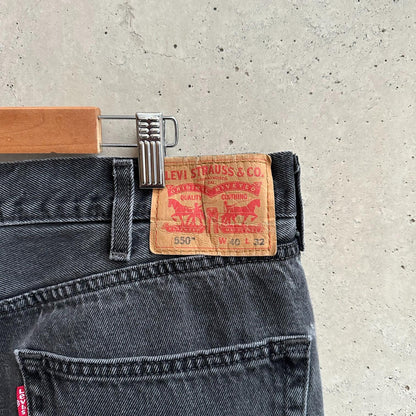 Jean Levis 550 Relaxed 2010s "Smoke Gray"