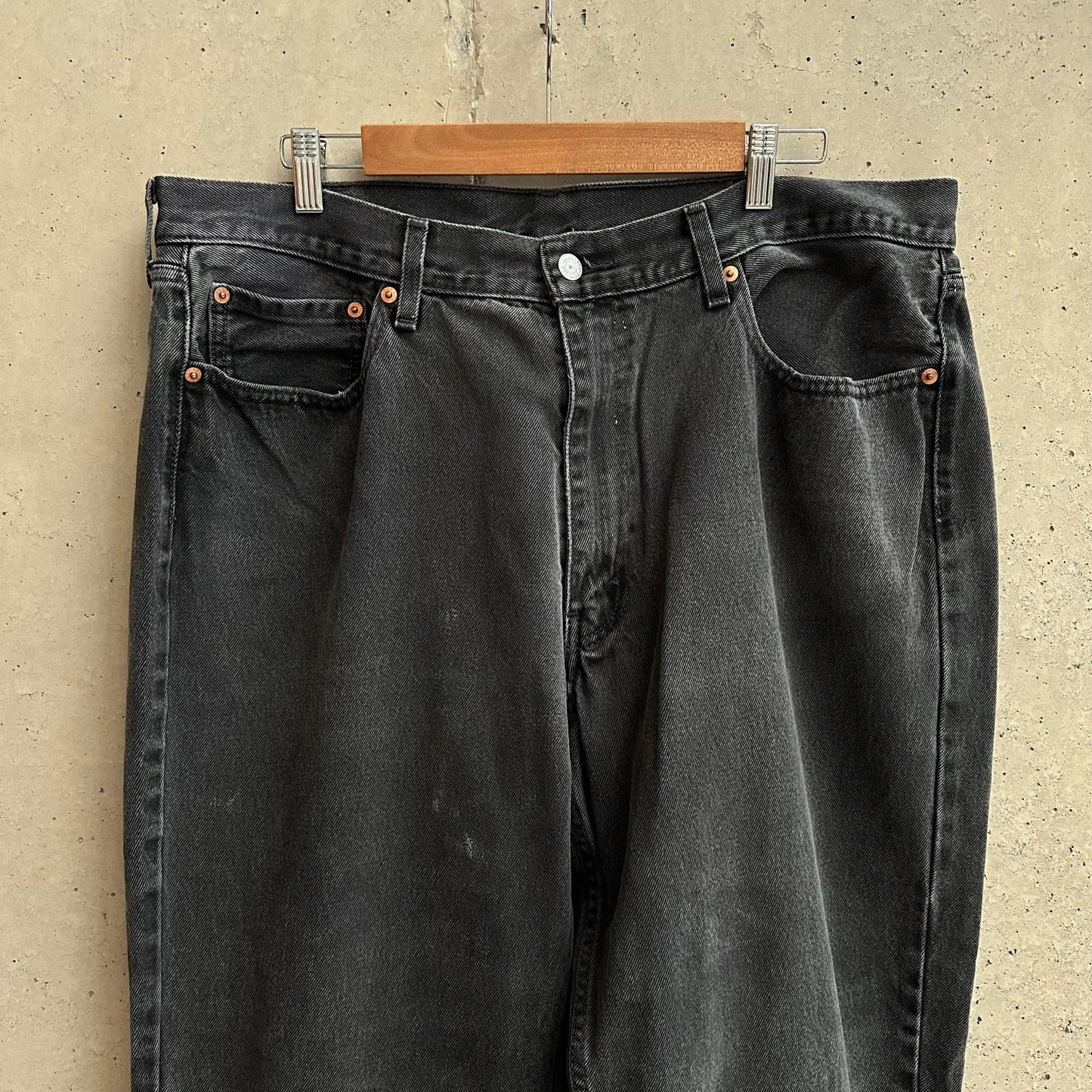 Jean Levis 550 Relaxed 2010s "Smoke Gray"