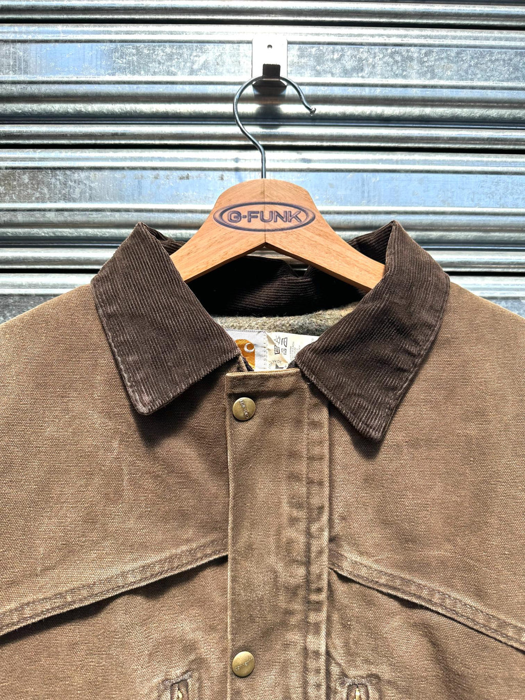 (L) Campera Crahartt Dark Brown "Artic Chore"
