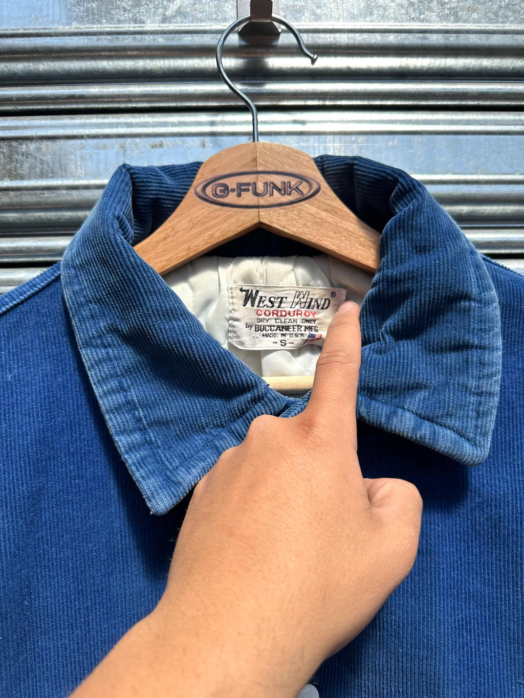 (S) Bomber Pana Blue "Peabody"