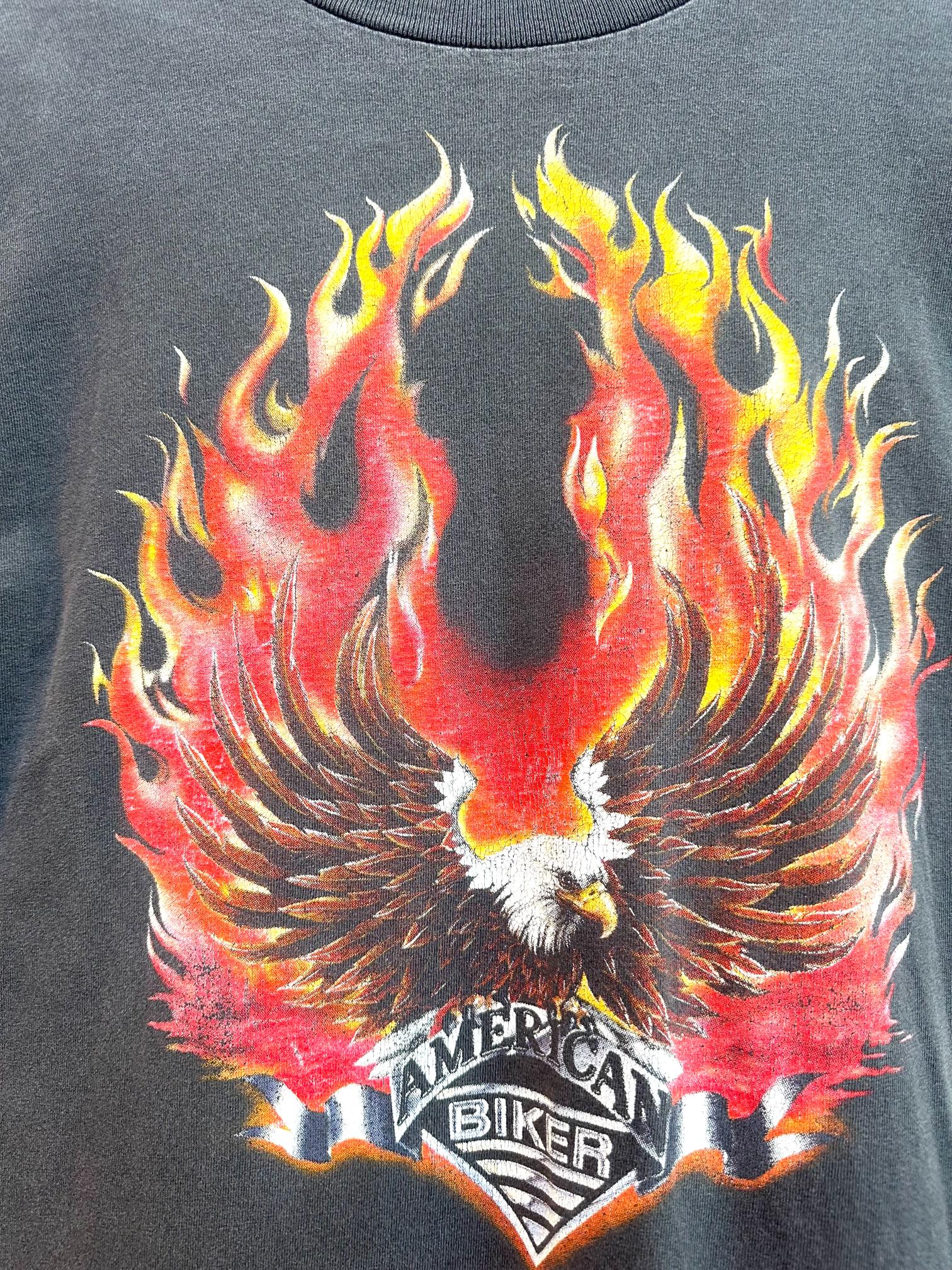 (M) Reme Tultex "Fire Eagle/American Biker"
