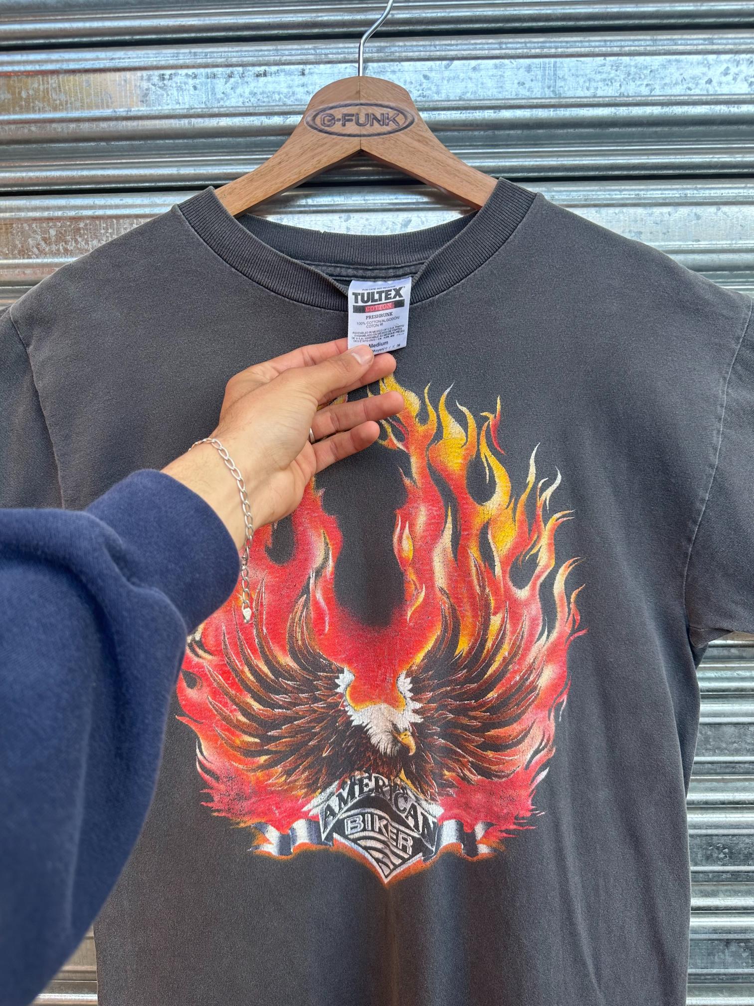 (M) Reme Tultex "Fire Eagle/American Biker"