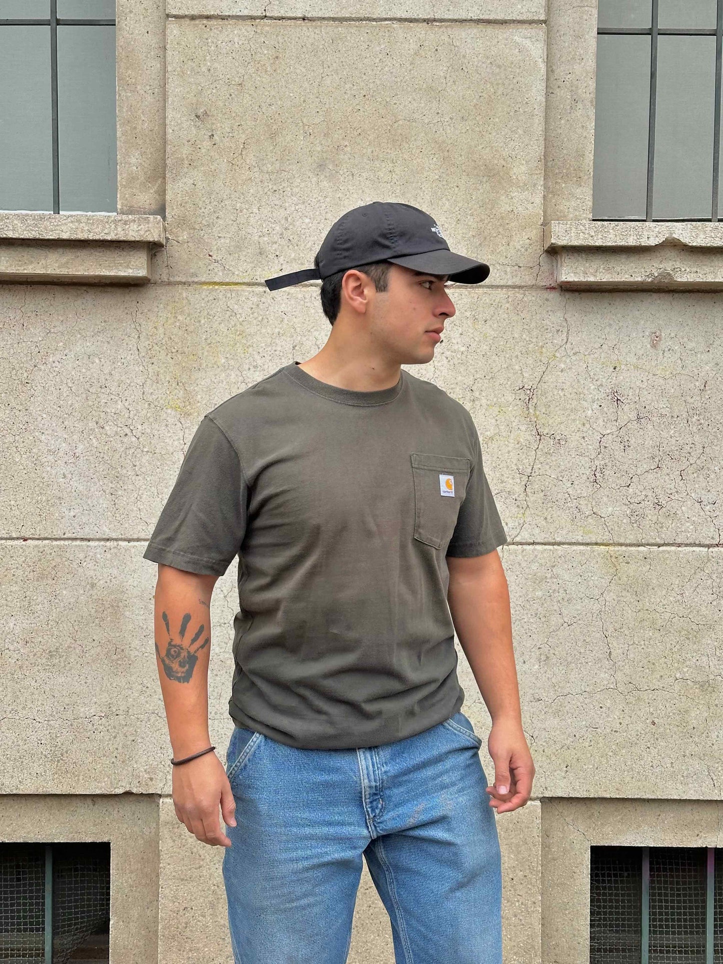 Reme Carhartt Pocket  con Botones "Dark Brown"