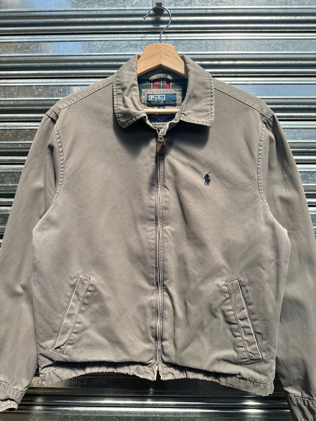 (S) Bomber Ralph Lauren Vintage Gris