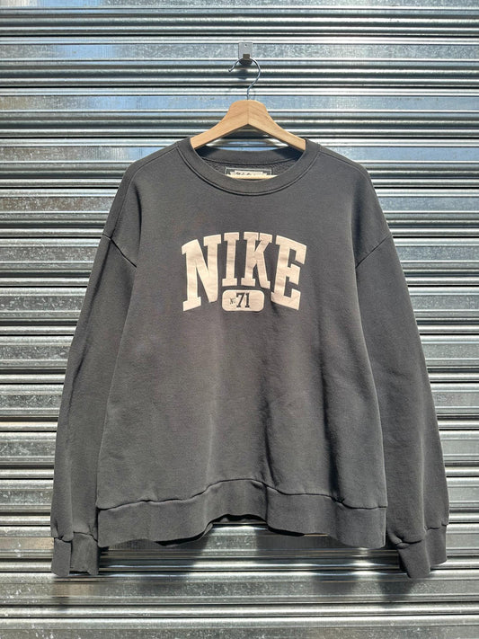 (L) Crewneck Nike Spellout Black