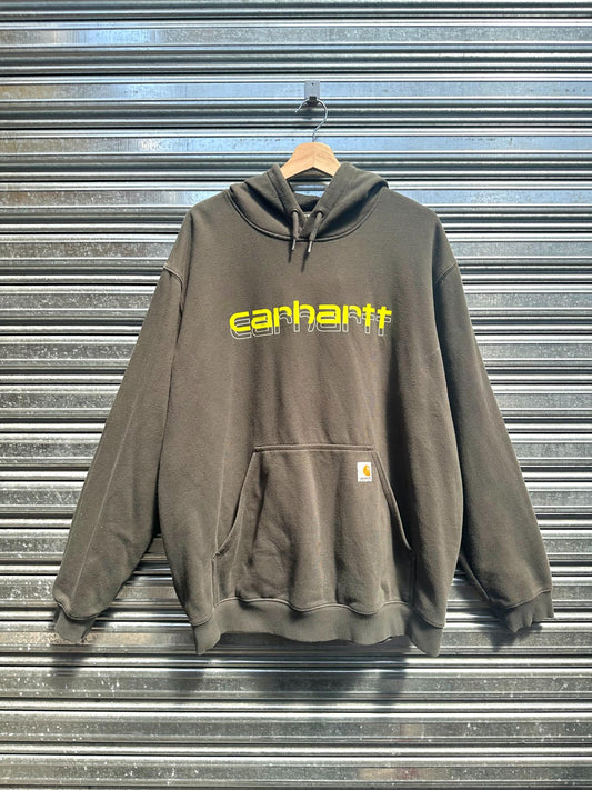 (XL) Canguro Carhartt "Moss Green" Spellout