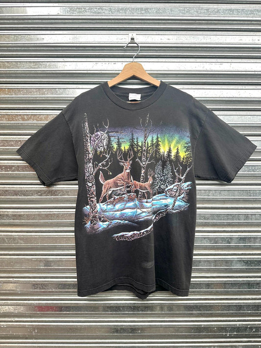 (L) Reme Vintage OPTIMA "deer in forrest" 90s