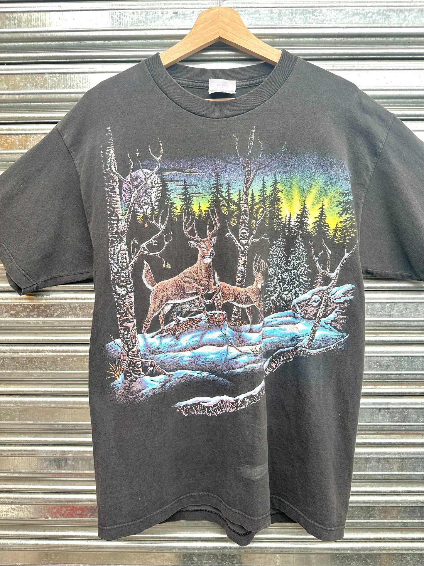 (L) Reme Vintage OPTIMA "deer in forrest" 90s