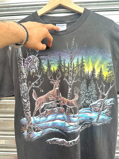 (L) Reme Vintage OPTIMA "deer in forrest" 90s