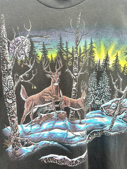 (L) Reme Vintage OPTIMA "deer in forrest" 90s