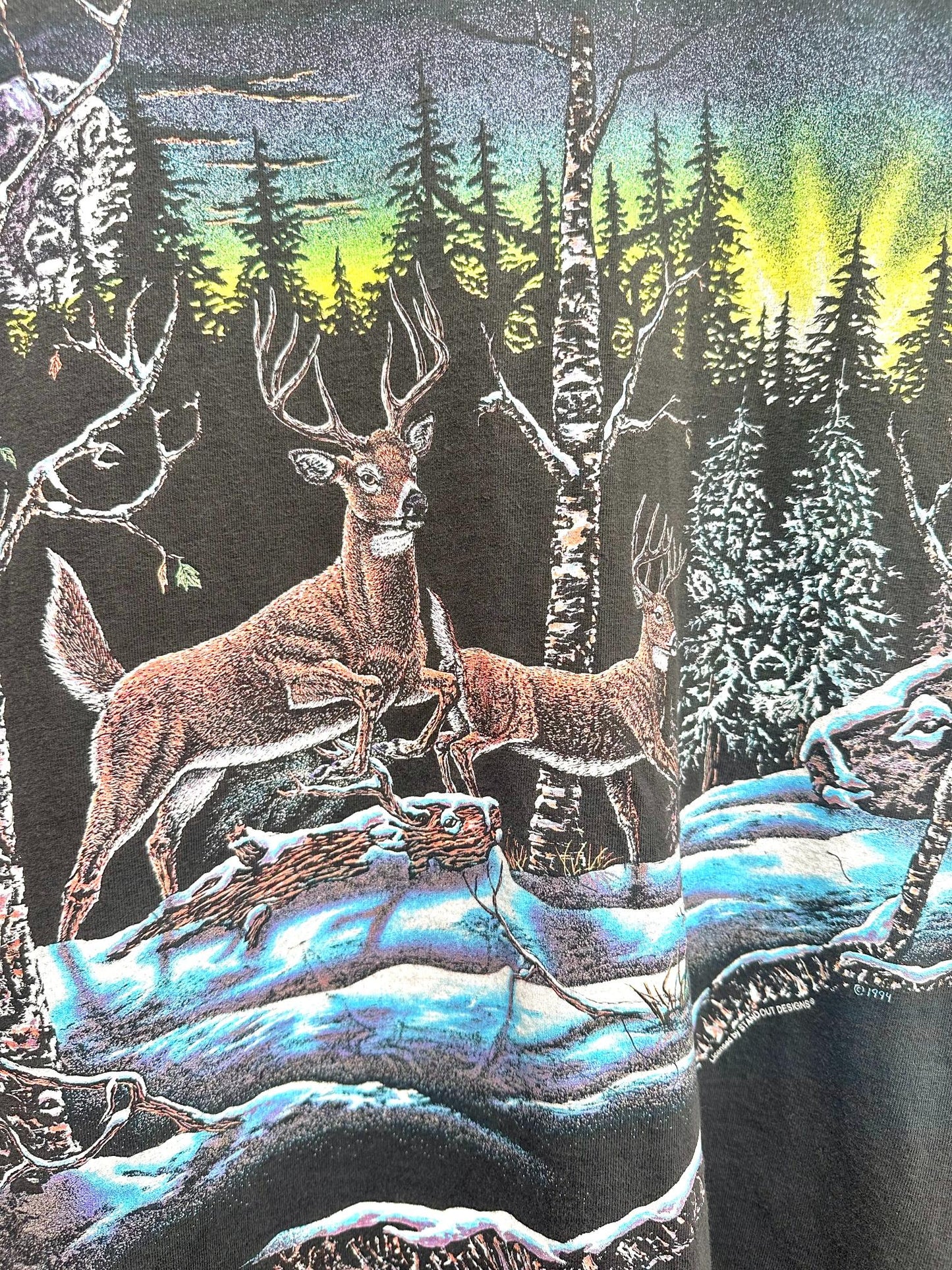 (L) Reme Vintage OPTIMA "deer in forrest" 90s