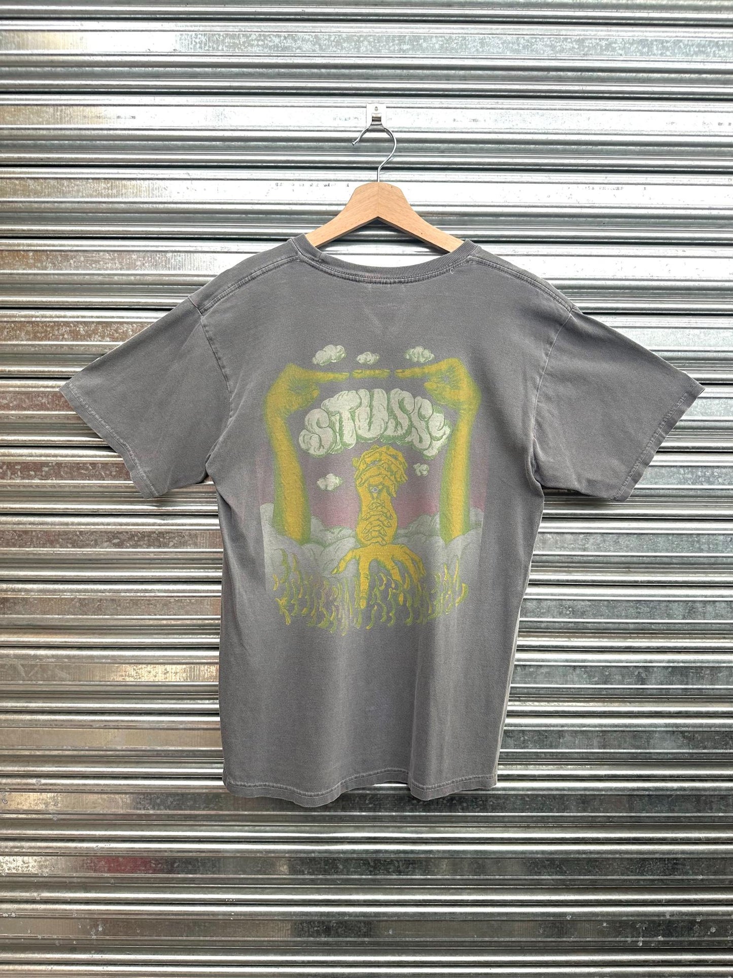 (M) Reme Stussy Grey "Psychodelic"