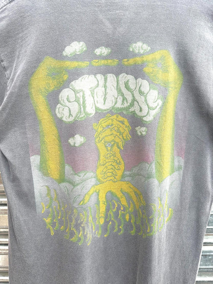 (M) Reme Stussy Grey "Psychodelic"