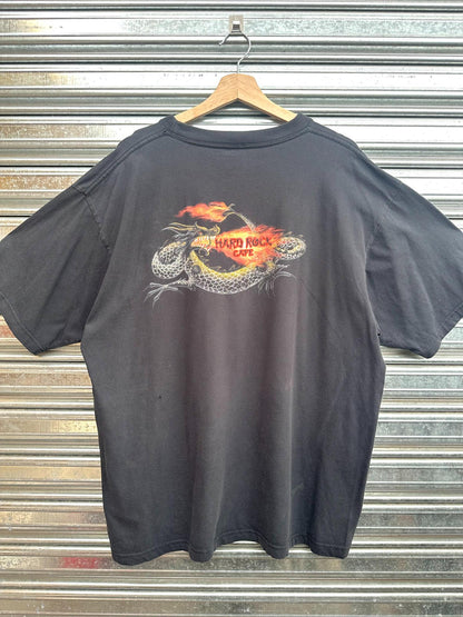 (XL) Reme Vintage Hard Rock Singlestich "Dragon Breathing Fire"