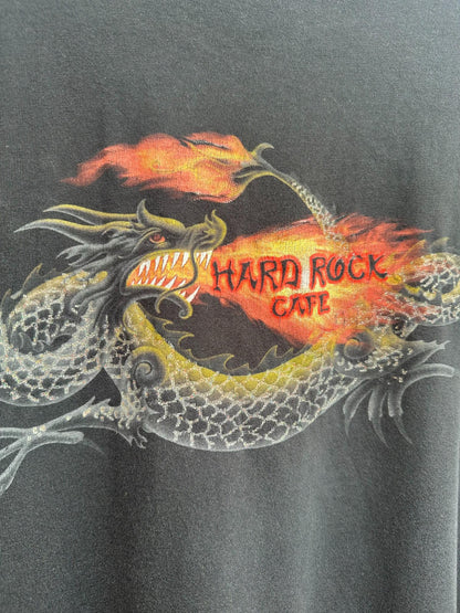 (XL) Reme Vintage Hard Rock Singlestich "Dragon Breathing Fire"