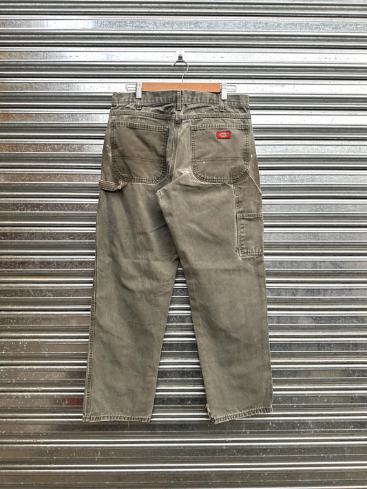 (32) Carpintero Dickies "Moss Green" Distressed