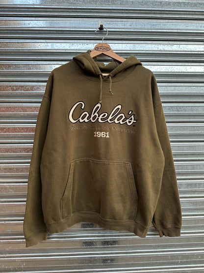 (XL) Canguro Cabelas "Worlds Foremost Outfitter" Moss Green