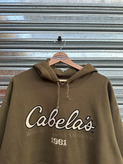 (XL) Canguro Cabelas "Worlds Foremost Outfitter" Moss Green