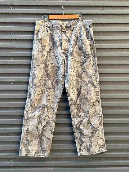 (36) Jean Vintage Wrangler 90s x Realtree Doble Rodilla "Stoned"