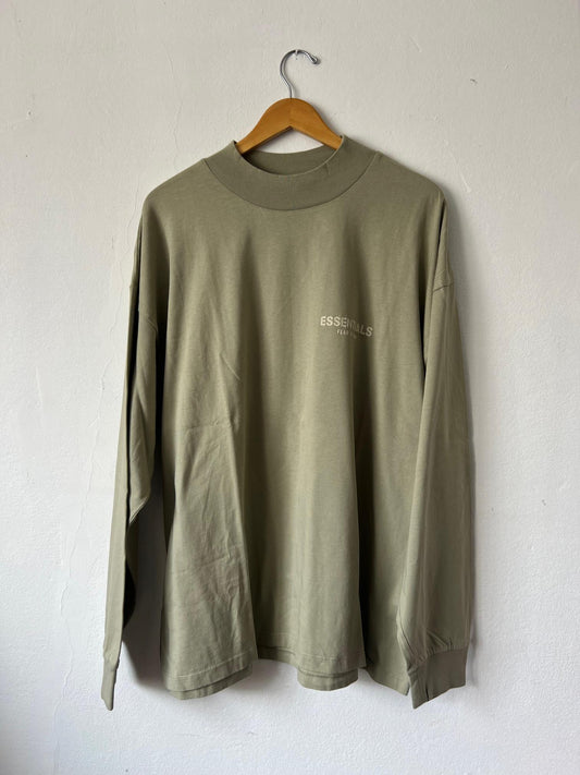 (XL) Reme Manga Larga  Essentials Fear Of God "Olive Green"