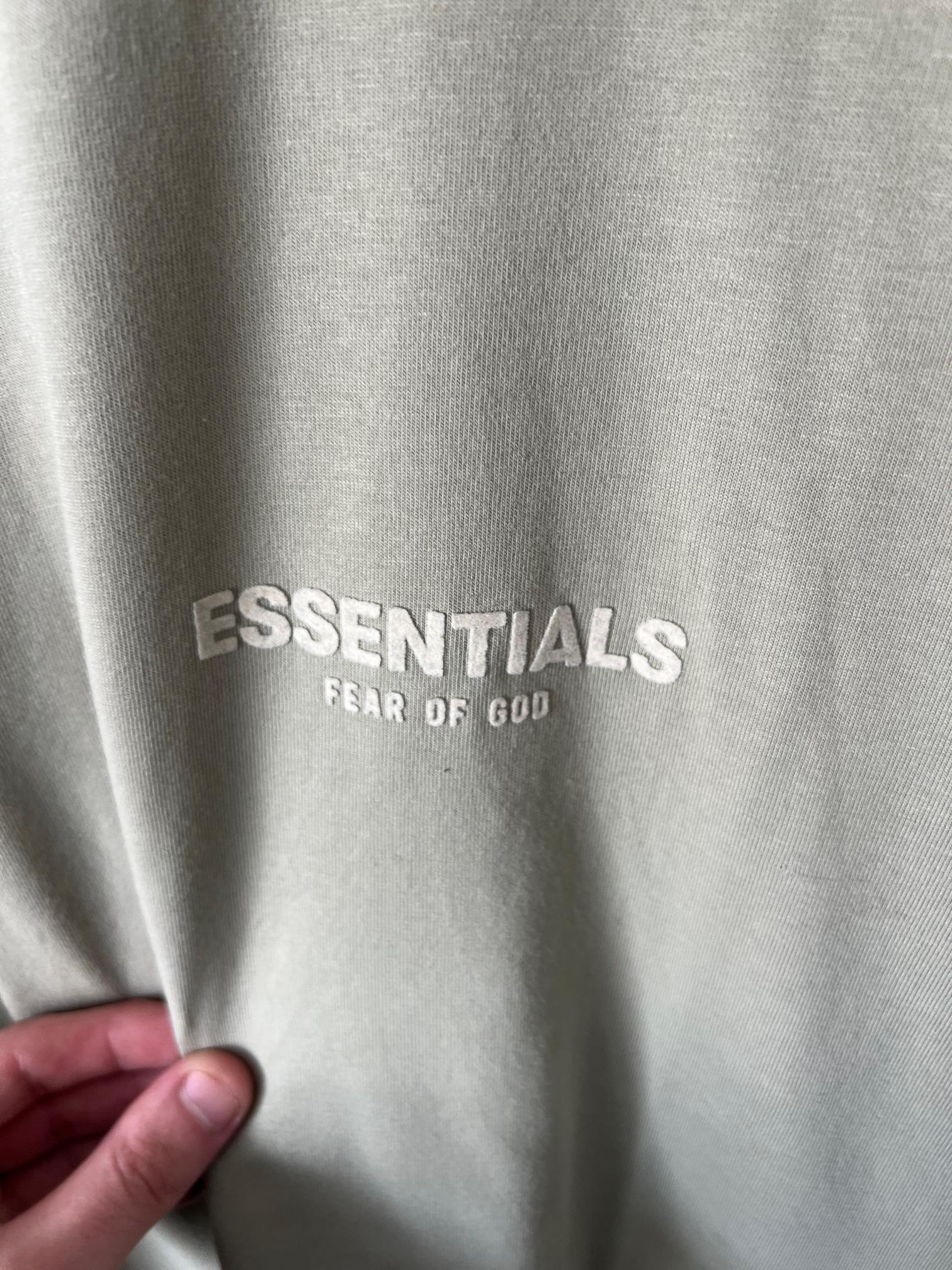 (XL) Reme Manga Larga  Essentials Fear Of God "Olive Green"