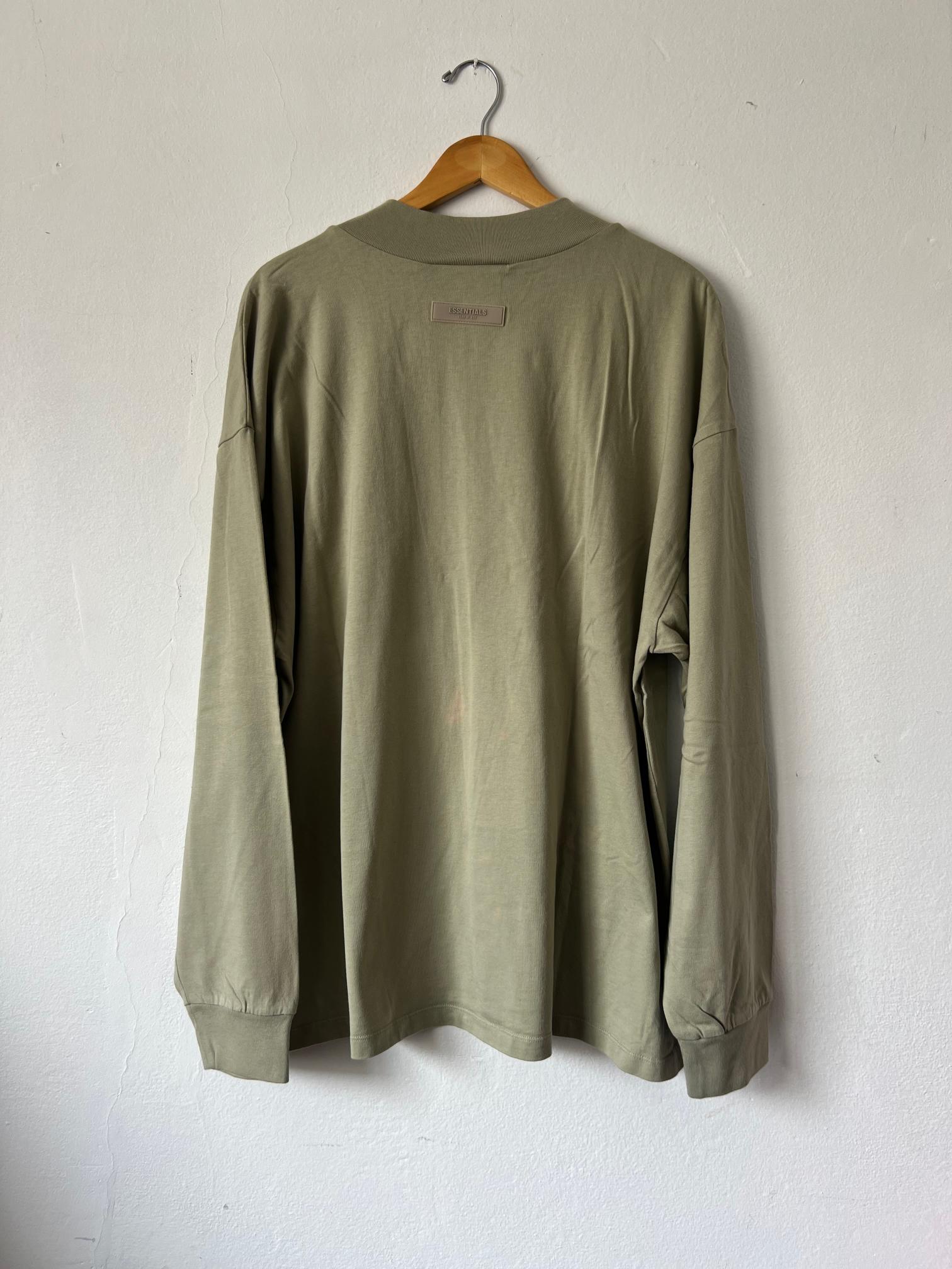 (XL) Reme Manga Larga  Essentials Fear Of God "Olive Green"