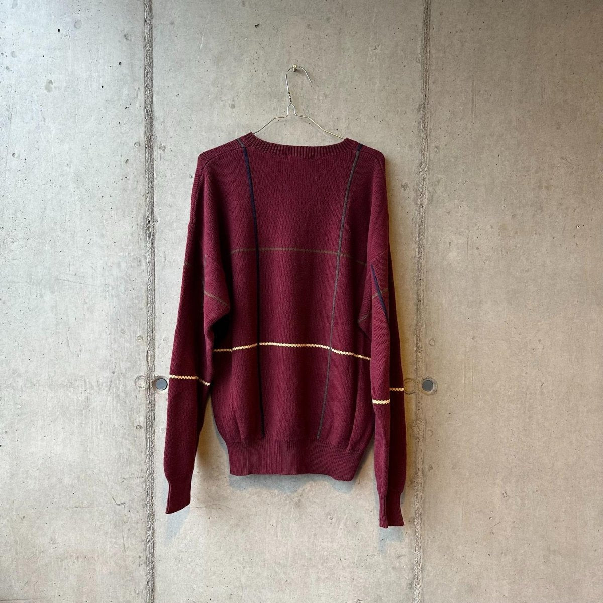 (L) Buzo Old Money Vintage Nautica "Scotish Burgundy" - GFUNK CHILE