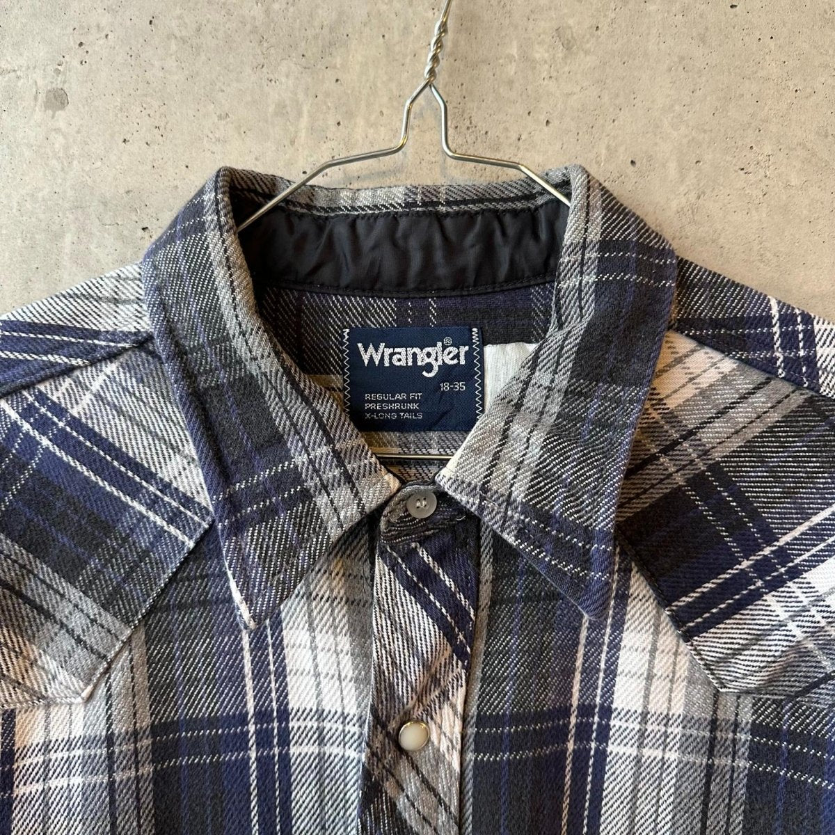(L) Camisa de Franela Wrangler "Gray & Laveder - GFUNK CHILE