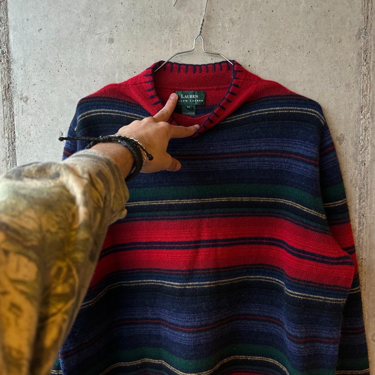 (M) Buzo Old Money Lauren Ralph Lauren "Colorblock" - GFUNK CHILE