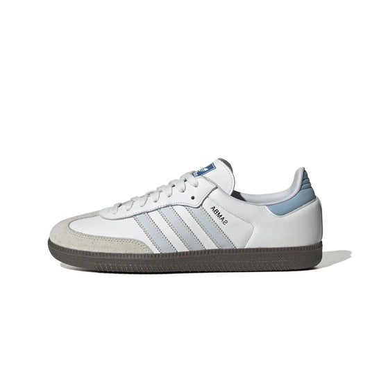 Adidas Samba OG Core White and Halo Blue